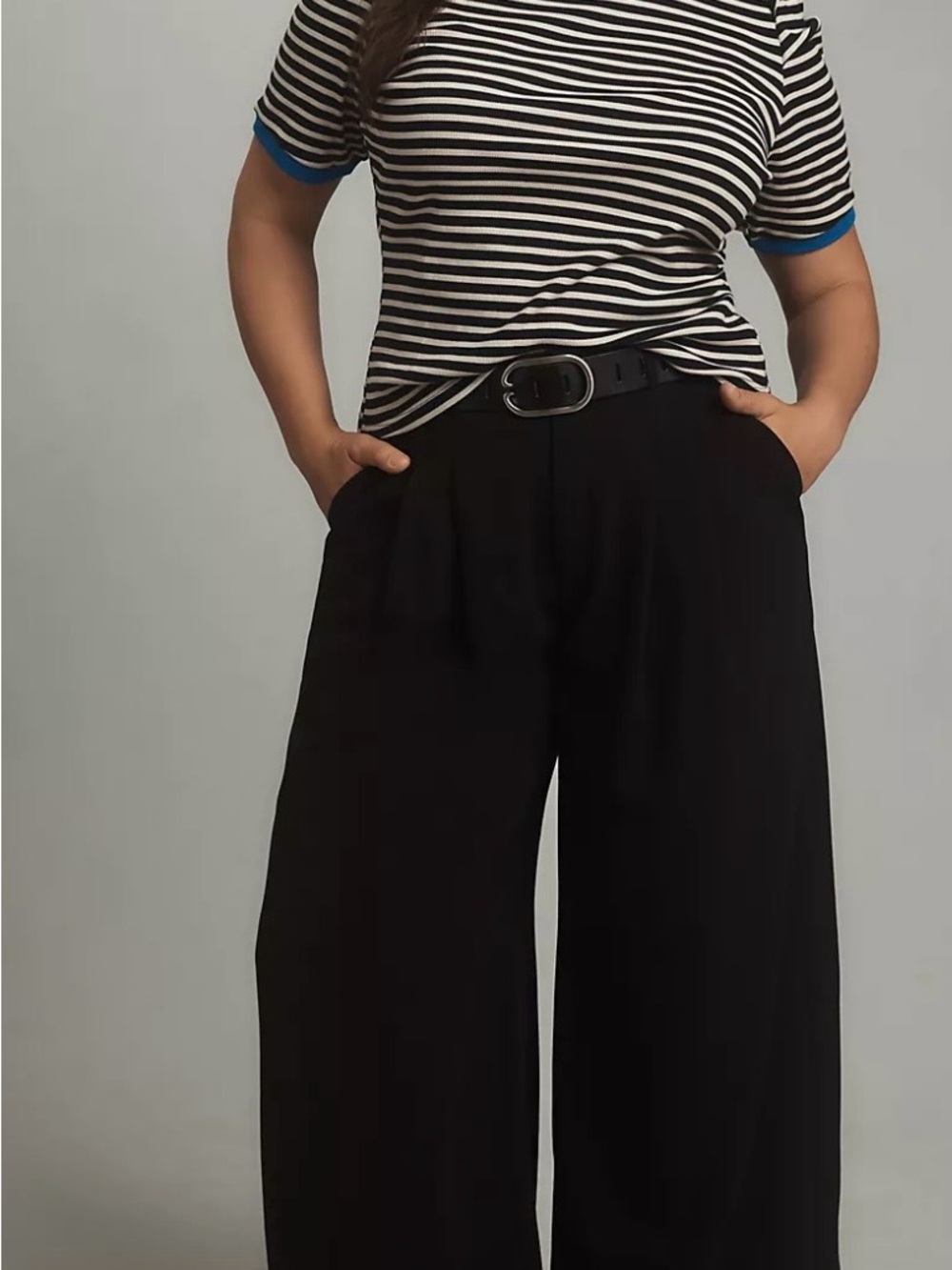 Maeve Puff Sleeves Striped top - Picture 8 of 9